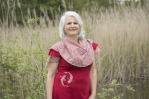 Tour du cou de couleurs rouge vif