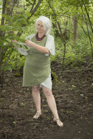 Jupe tulipe vert mousse Jupe tulipe vert mousse