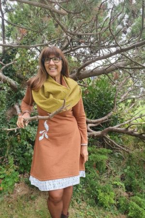 Tour du cou sur robe patch’Mode Tour du cou sur robe patch’Mode