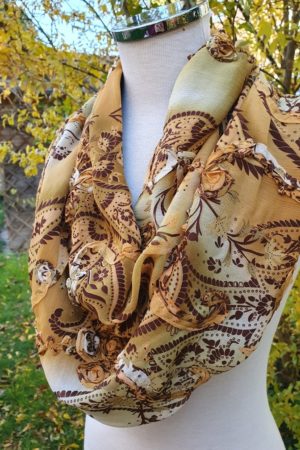 Tour du cou en laine et polyester